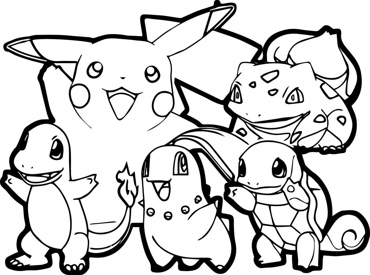 - pokemon coloring pages, download and print
