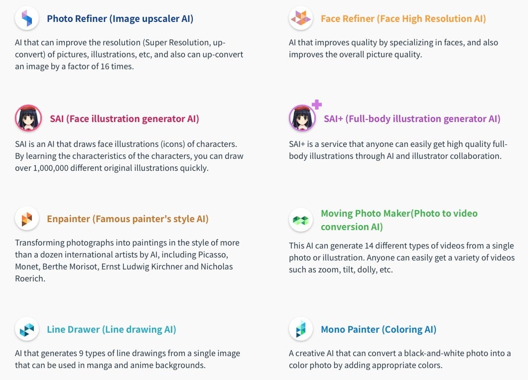 애니 삽화의 10가지 인공 지능(a.i.)