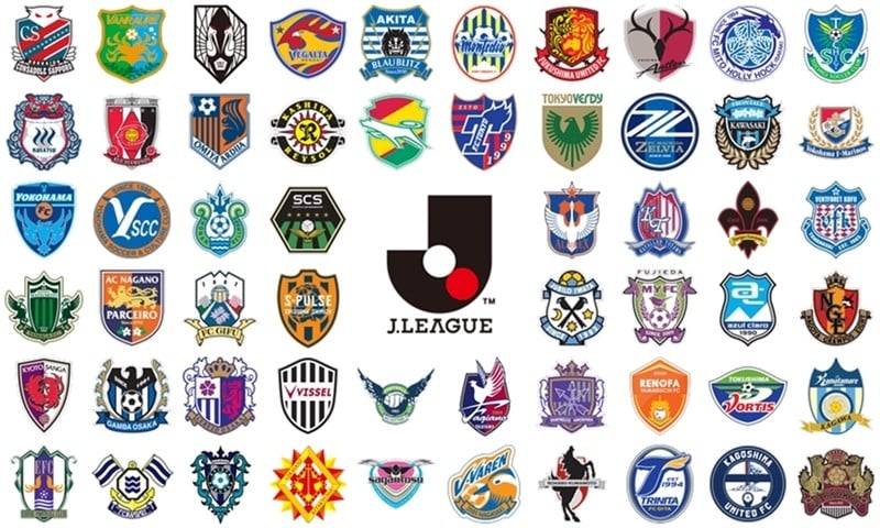 Giải J1 - các đội tuyển bóng đá Nhật Bản