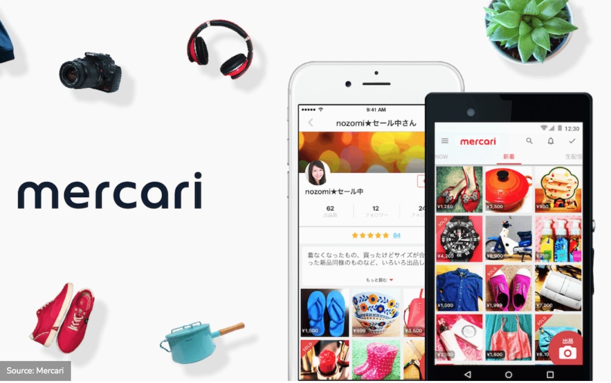 Mercari - el mercado japonés de bienes usados