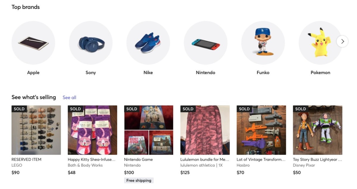 Mercari - the Japanese used goods marketplace