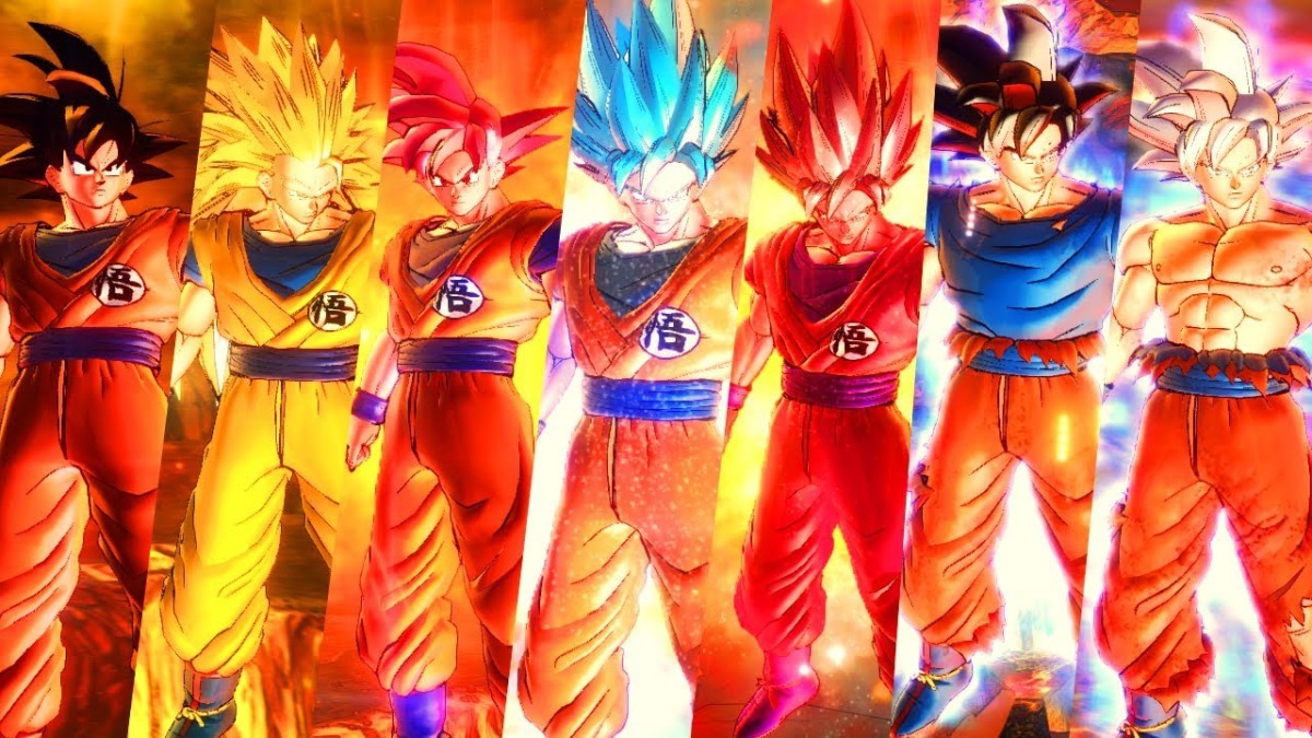 Super Saiyan - see all the transformations from Dragon Ball