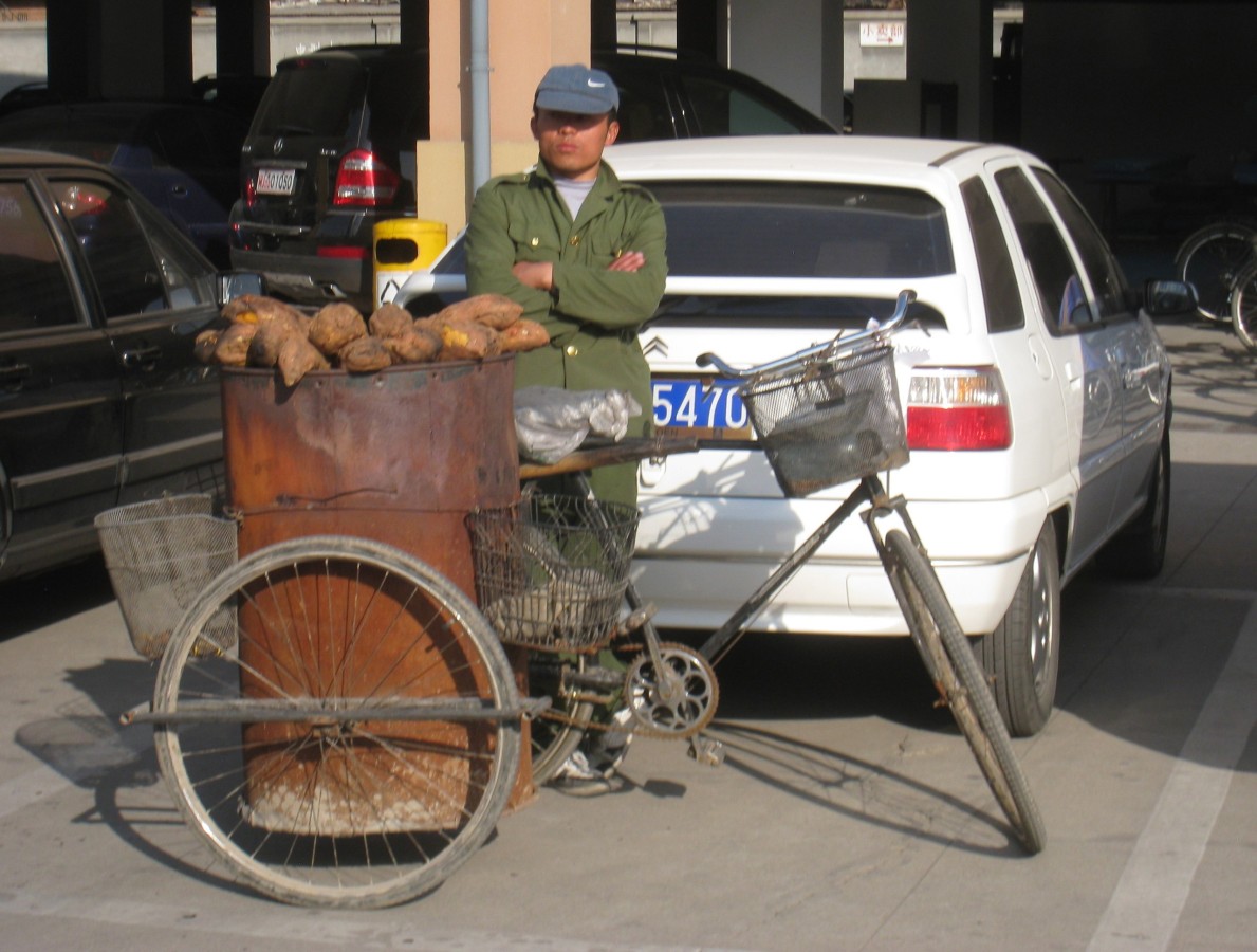 Yaki imo - khoai lang Nhật nướng