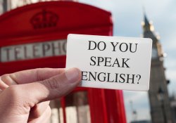 Parlez-vous anglais dans un panneau