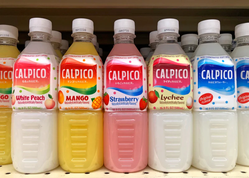 Calpico und Calpis - das japanische fermentierte Milchgetränk
