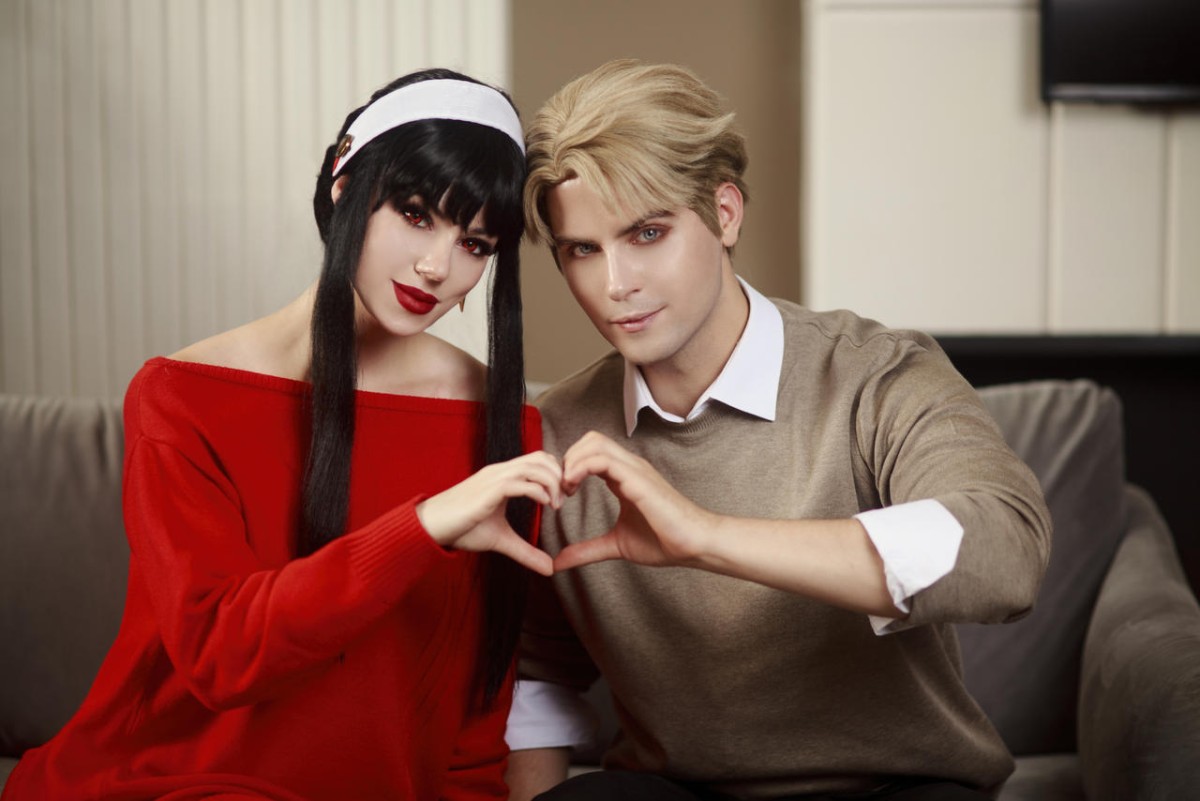 Spy X Family fa ballare il tuo falsario, anya e loid cosplay