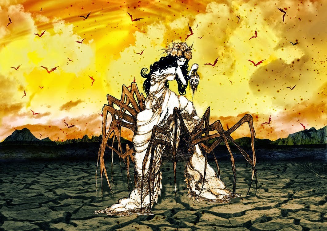 Jorogumo: a seductive spider-youkai from Japanese folklore