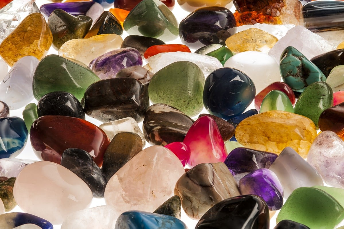 Semi precious gem stones