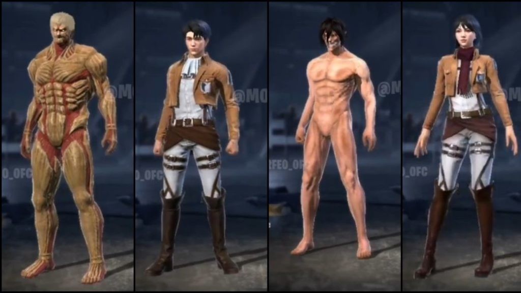 Semua karakter anime di free fire