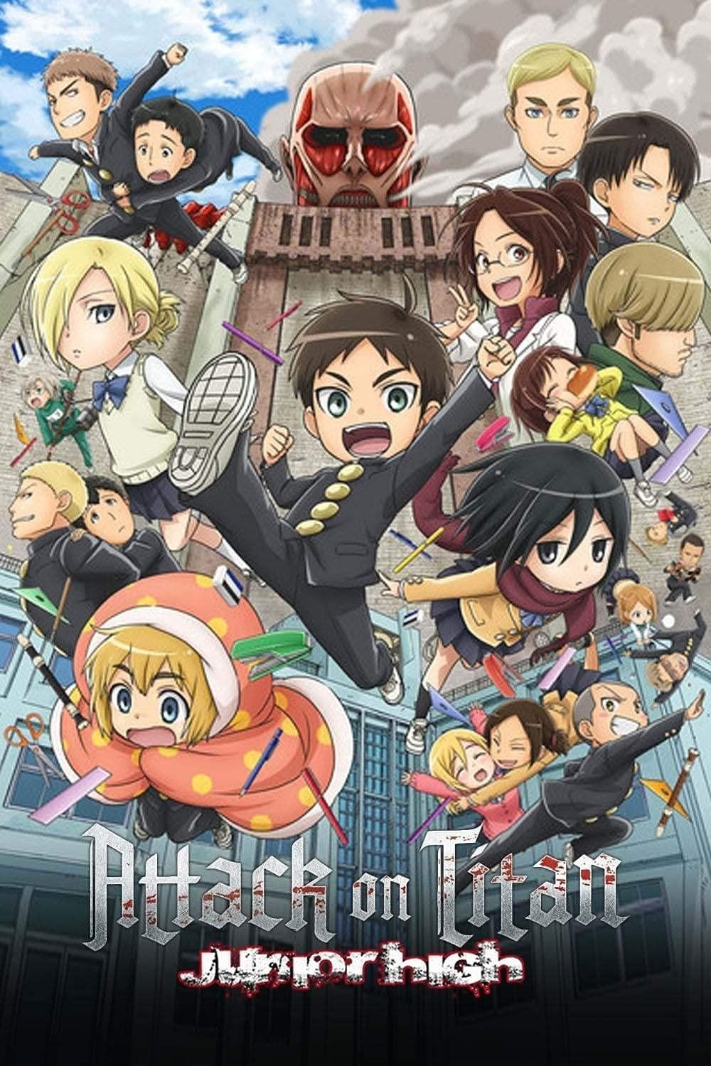 Shingeki No Kyojin Chuugakkou #EP 2-Perseguição! Escola