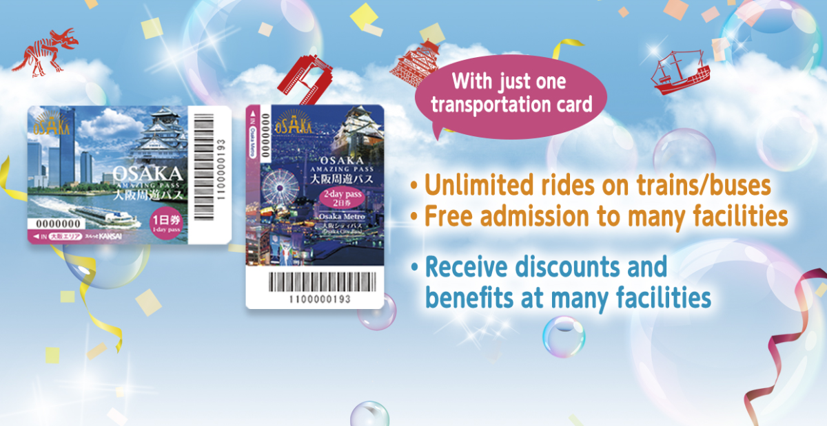 Spend less and explore more with the osaka amazing pass