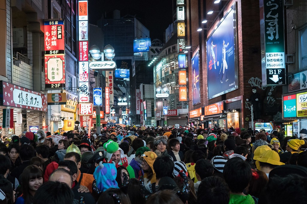 Como é celebrado o halloween no japão?