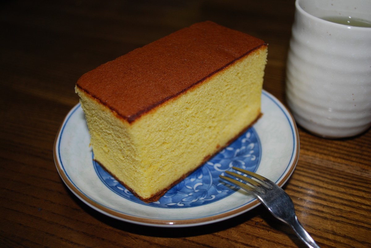 Traditional sponge cake from Castella