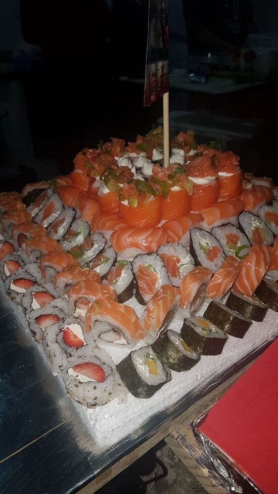 Pastel de sushi