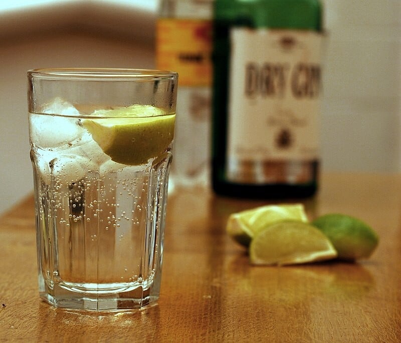 Umeshu et cocktail de gin