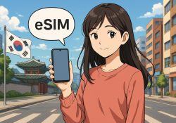 As melhores opções de esim para turistas na coreia do sul