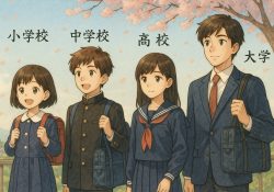 Todas as fases do sistema escolar japonês